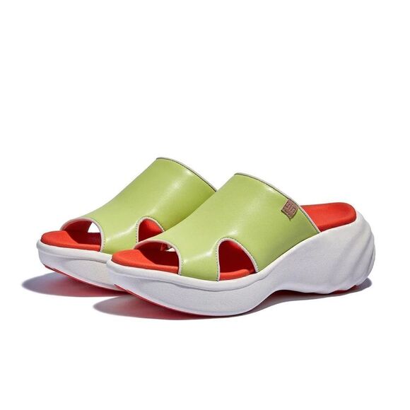 UIN Women's Summer Chunky Platform Slide Shoes (Sitges Ⅲ - Daiquiri Green) - Picture 1 of 8